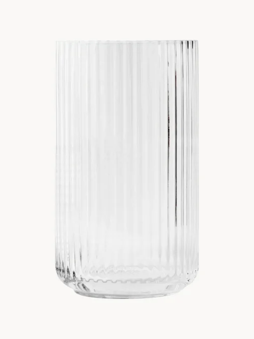 Jarrones|Jarrones>Lyngby Porcelaen Jarrón soplado Lyngby, 25 cm Transparente