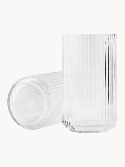 Jarrones|Jarrones>Lyngby Porcelaen Jarrón soplado Lyngby, 25 cm Transparente