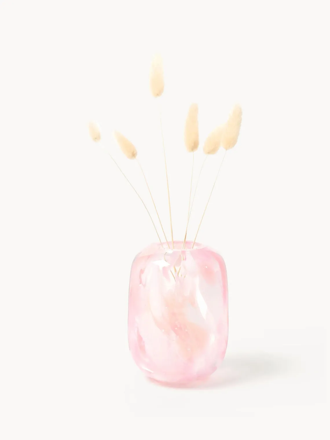 Jarrones|Jarrones>ANNA VON LIPA Jarrón soplado Meadows, 14 cm Tonos rojos y rosas