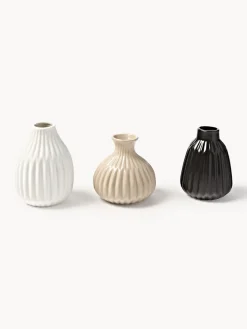 Jarrones|Jarrones></noscript>Westwing Collection Jarrones de porcelana Palo, 3 uds.