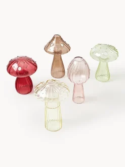 Jarrones|Jarrones>&k Amsterdam Jarrones de vidrio Mushroom, 5 uds.