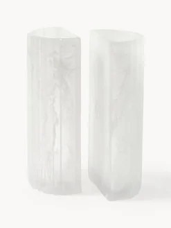 Jarrones|Decoración></noscript>Westwing Collection Jarrones Jabu, 2 uds. Blanco