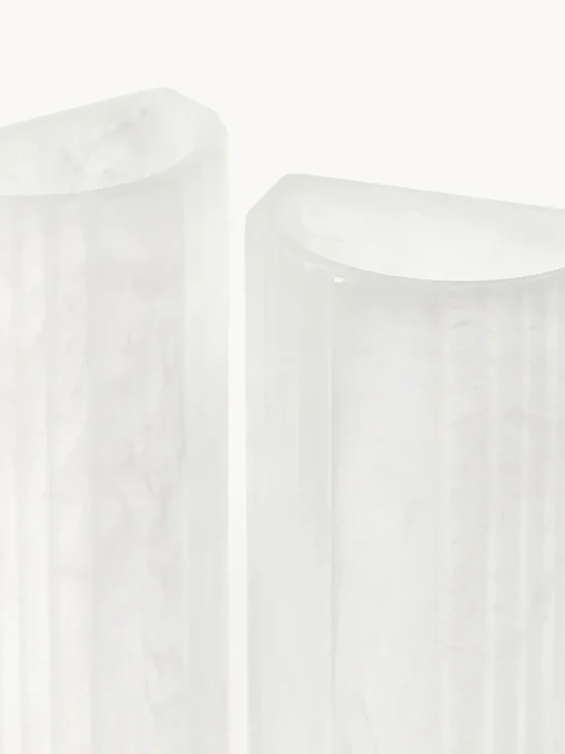 Jarrones|Decoración>Westwing Collection Jarrones Jabu, 2 uds. Blanco
