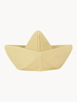 Juguetes Para Bebés|Juguetes Para Bebés>Oli & Carol Juguete de baño artesanal Origami Boat Blanco crema
