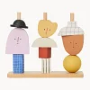 Juguetes A Partir De 1 Año|Decoración Infantil>Ferm Living Kids Juguete de madera de haya Character