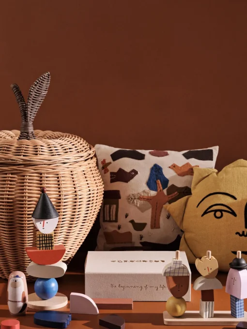 Juguetes A Partir De 1 Año|Decoración Infantil>Ferm Living Kids Juguete de madera de haya Character