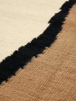 Rectangular|Alfombras Rectangulares></noscript>Ferm Living Kilim alfombra artesanal de lana con flecos Soil