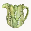 Jarras De Agua|Vajillas Completas>Les Ottomans Lechera pintada a mano Lily of the Valley
