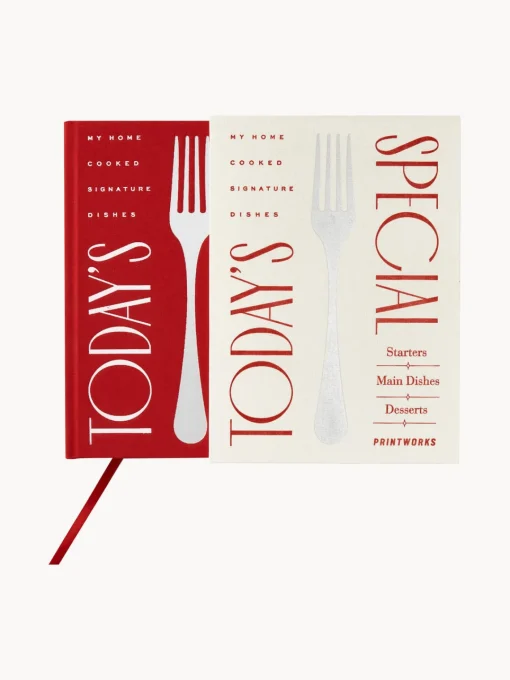 New Libro de recetas Today's Special Libros Decorativos|Jarrones