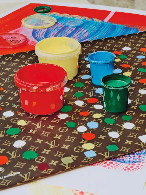 Best Libro ilustrado Louis Vuitton Yayoi Kusama Libros Decorativos|Jarrones