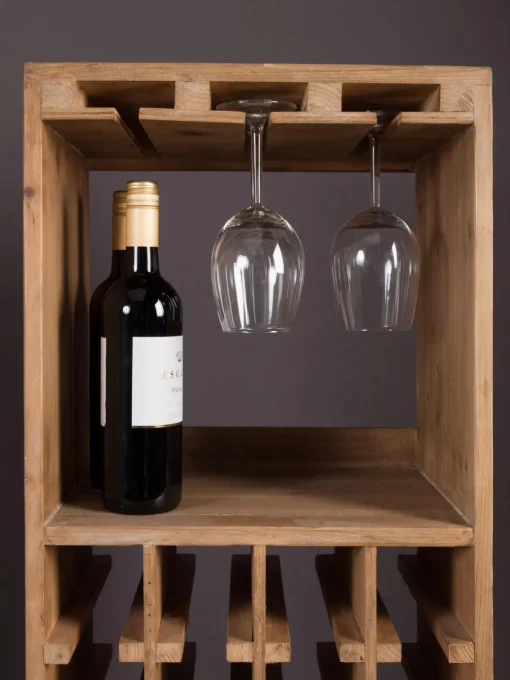 Librerías|Estanterías>Dutchbone Licorera en madera de roble Claude