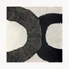 Lienzos|Jarrones>Agave Lienzo pintado a mano Black Circles