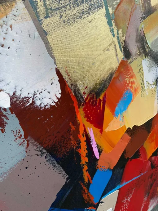 Hot Lienzo pintado a mano Esplosione di Colore Lienzos|Jarrones