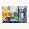 New Lienzo pintado a mano Pittura Astratta Lienzos|Jarrones