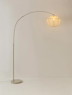 Lámparas De Pie|Lámparas De Techo></noscript>Westwing Collection Lámpara arco de tejido malla Beau