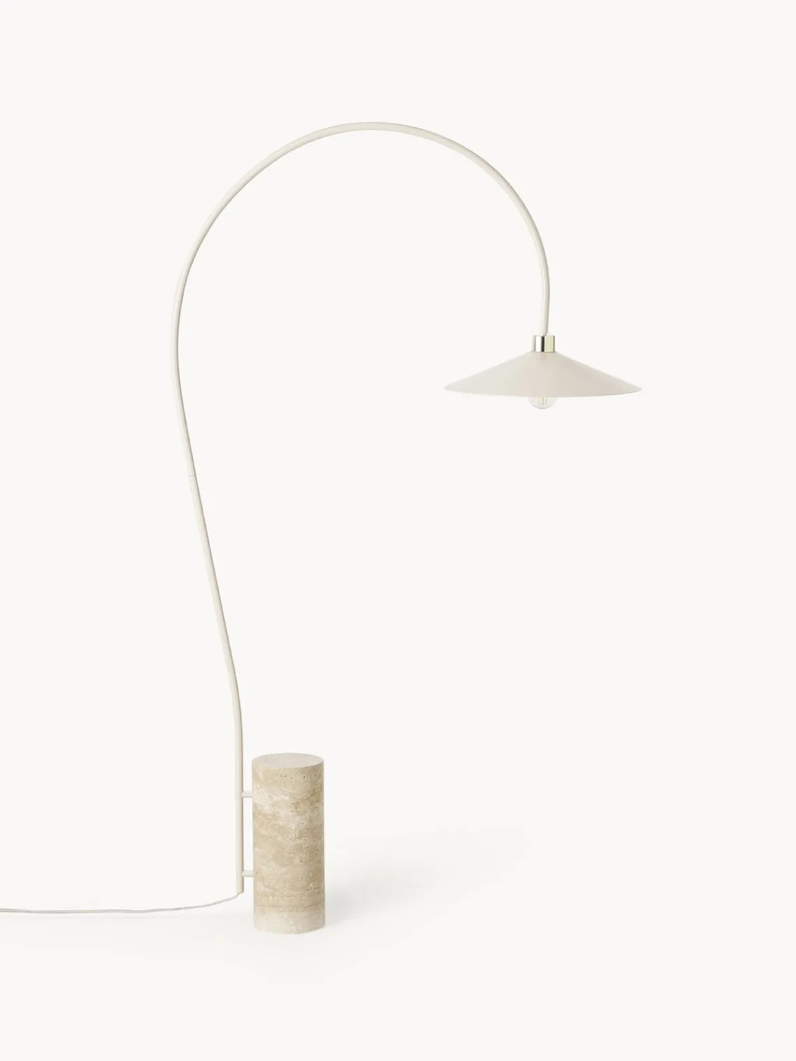 Lámparas De Pie|Lámparas De Techo>Westwing Collection Lámpara arco de travertino Cora