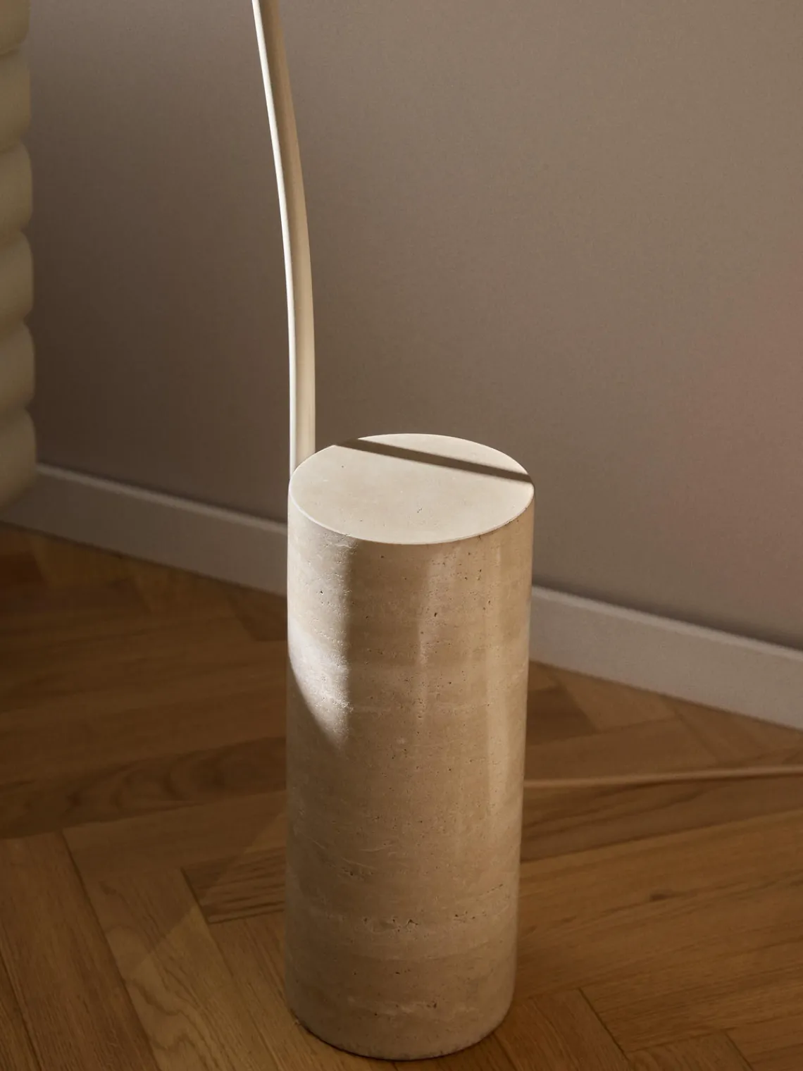 Lámparas De Pie|Lámparas De Techo>Westwing Collection Lámpara arco de travertino Cora