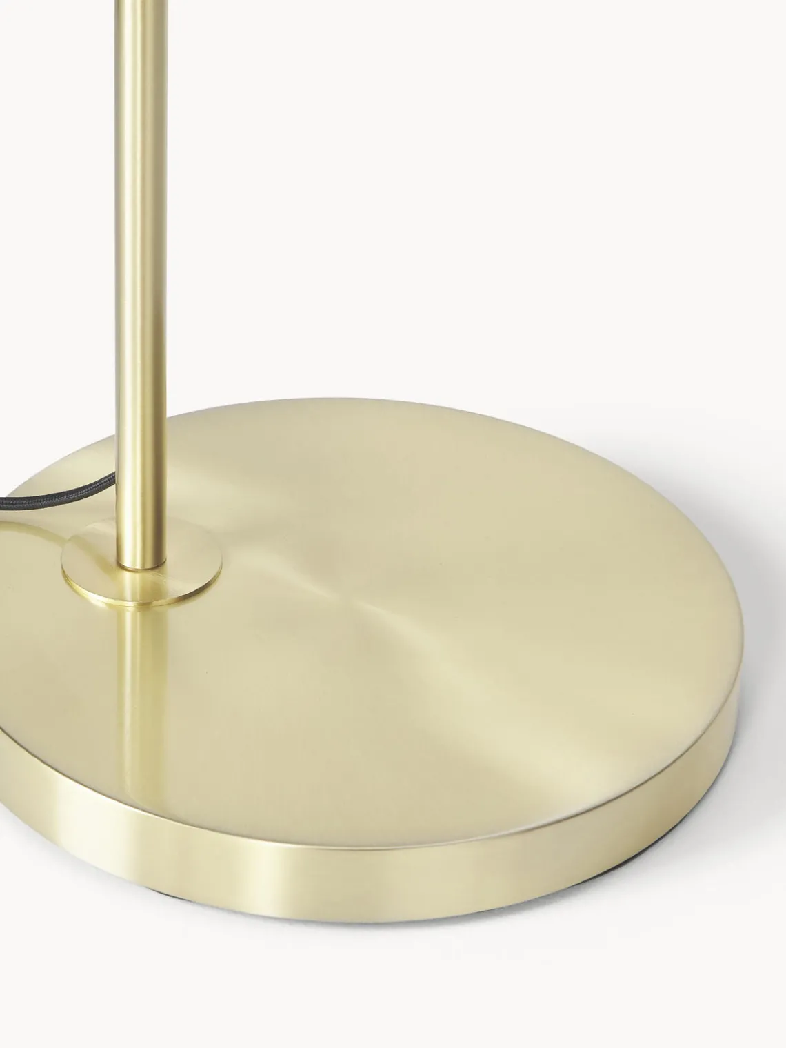 Lámparas De Pie|Lámparas De Techo>Westwing Collection Lámpara arco grande Niels Blanco, dorado