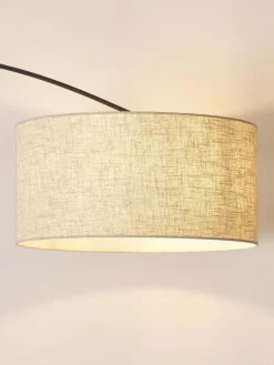 Lámparas De Pie|Lámparas De Techo></noscript>Westwing Collection Lámpara arco grande Niels Beige claro, negro