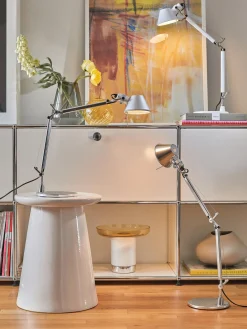 Lámparas De Escritorio|Lámparas De Mesa>Artemide Lámpara de escritorio grande regulable Tolomeo Blanco Off White