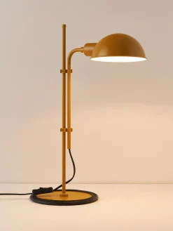 Lámparas De Escritorio|Lámparas De Mesa></noscript>Marset Lámpara de escritorio grande con pantalla ajustable Funiculí Amarillo mostaza brillante