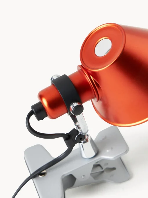 Lámparas De Escritorio|Lámparas De Mesa>Artemide Lámpara de escritorio pequeña con pinza Tolomeo Micro Pinza Naranja