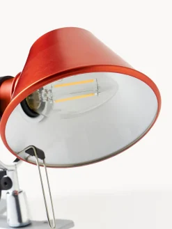 Lámparas De Escritorio|Lámparas De Mesa></noscript>Artemide Lámpara de escritorio pequeña con pinza Tolomeo Micro Pinza Naranja