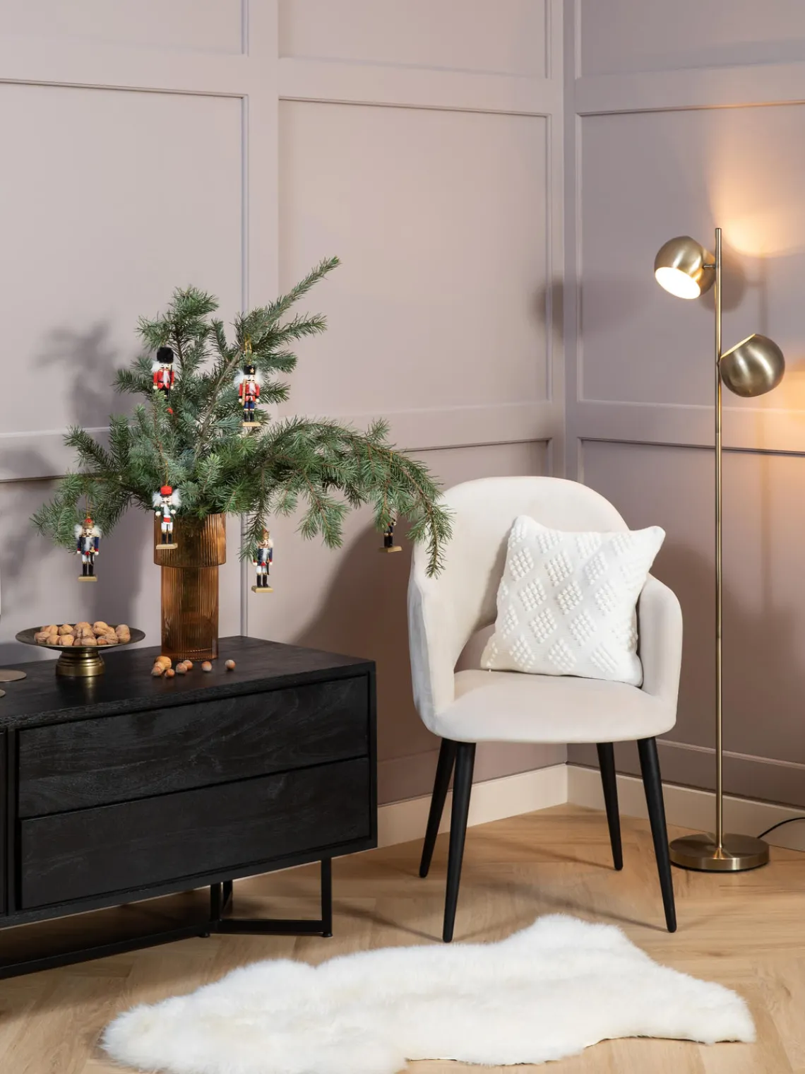 Clearance Lámpara de lectura con efecto envejecido Edgar Lámparas De Pie|Lámparas De Techo