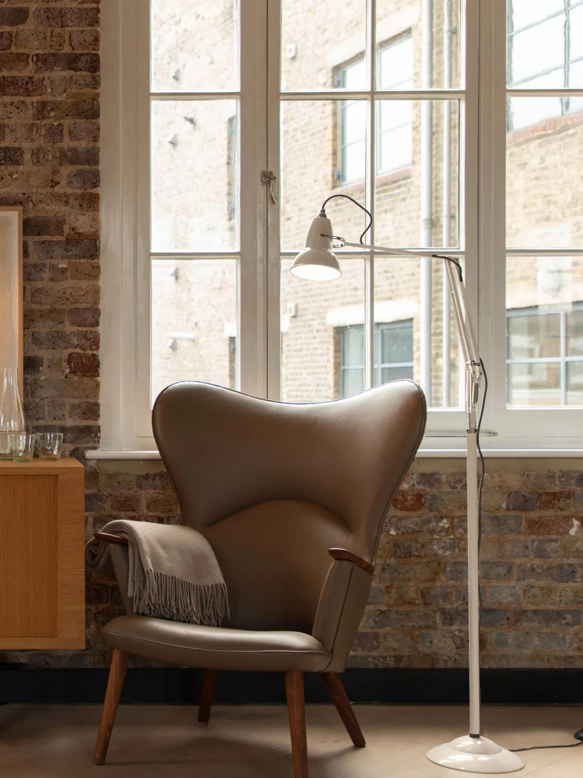 Lámparas De Pie|Lámparas De Techo>Anglepoise Lámpara de lectura pequeña LED Original 1227 Blanco Off White