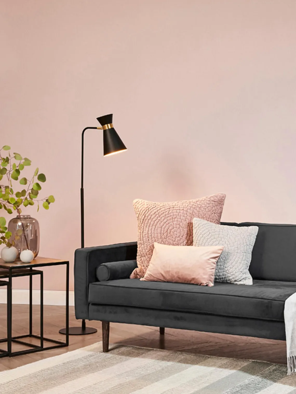 Lámparas De Pie|Lámparas De Techo> Lámpara de lectura retro de metal Grazia