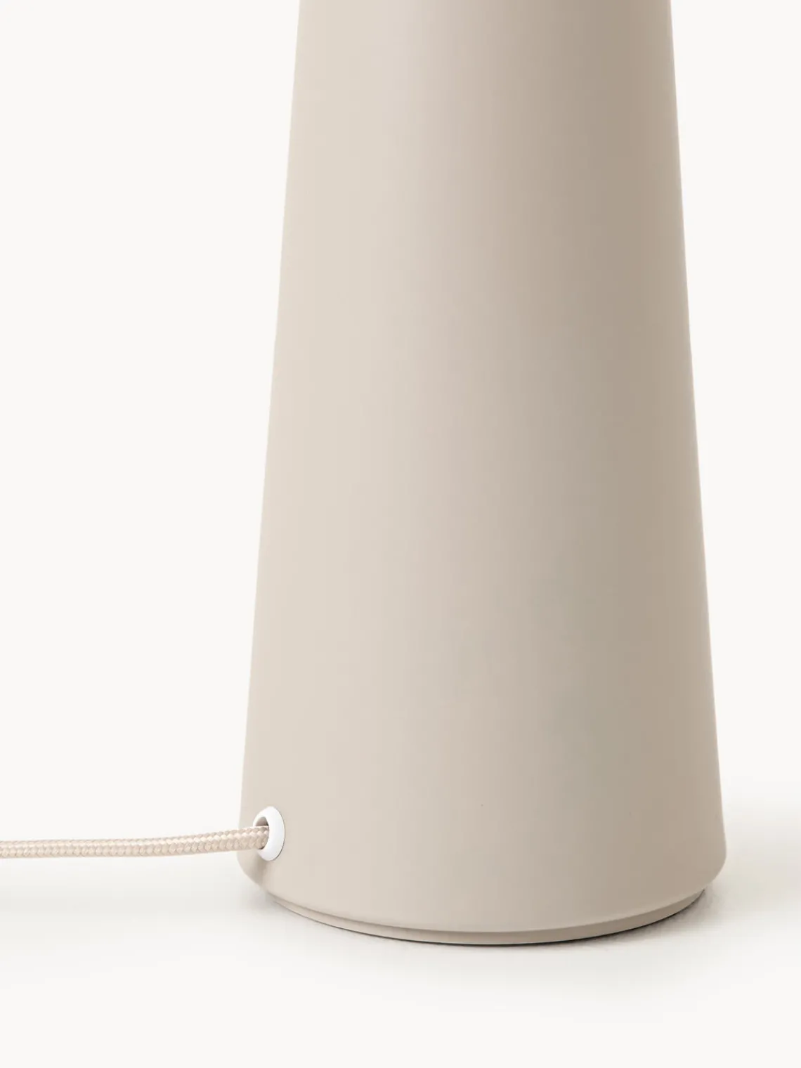 Lámparas De Mesa|Lámparas De Techo>Westwing Collection Lámpara de mesa Anya Blanco, beige claro