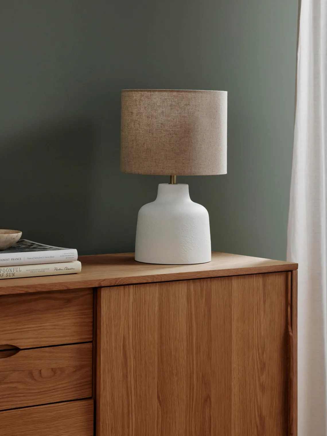 Lámparas De Mesa|Lámparas De Techo>Westwing Collection Lámpara de mesa artesanal de cemento Ike