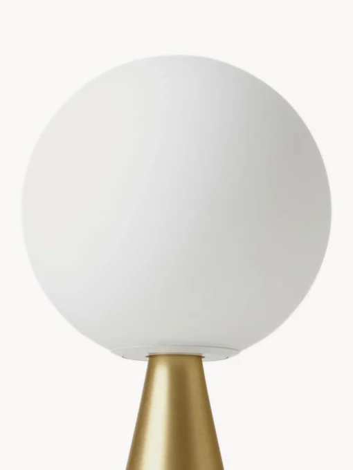 Lámparas De Mesa|Lámparas De Techo>FontanaArte Lámpara de mesa artesanal pequeña Bilia Mini Blanco, latón