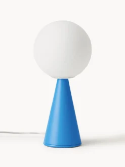Lámparas De Mesa|Lámparas De Techo>FontanaArte Lámpara de mesa artesanal pequeña Bilia Mini Blanco, azul