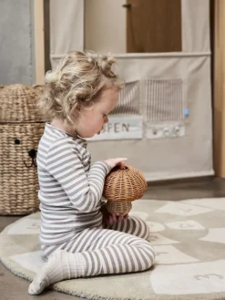 Decoración Infantil|Lámparas Infantiles></noscript>Oyoy Living Design Lámpara de mesa artesanal de ratán Mushroom, pórtatil