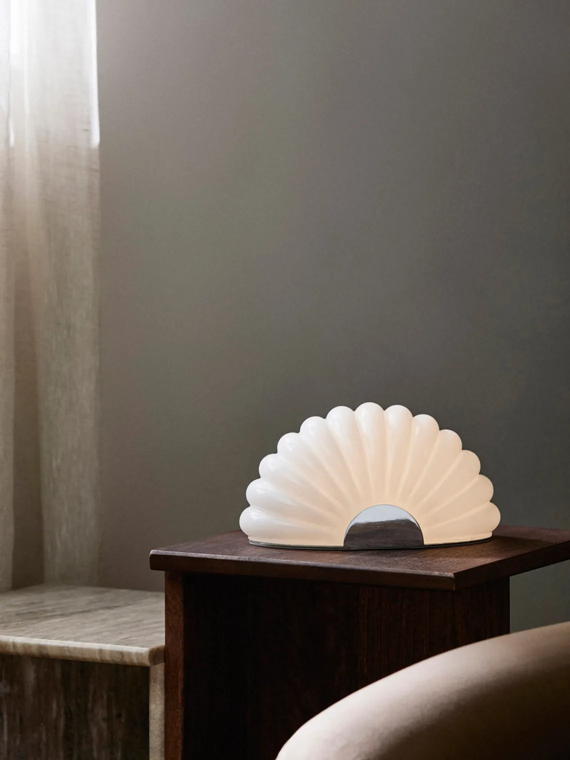 Lámparas De Mesa|Lámparas De Techo>Nordal Lámpara de mesa con acabado cromado Chia