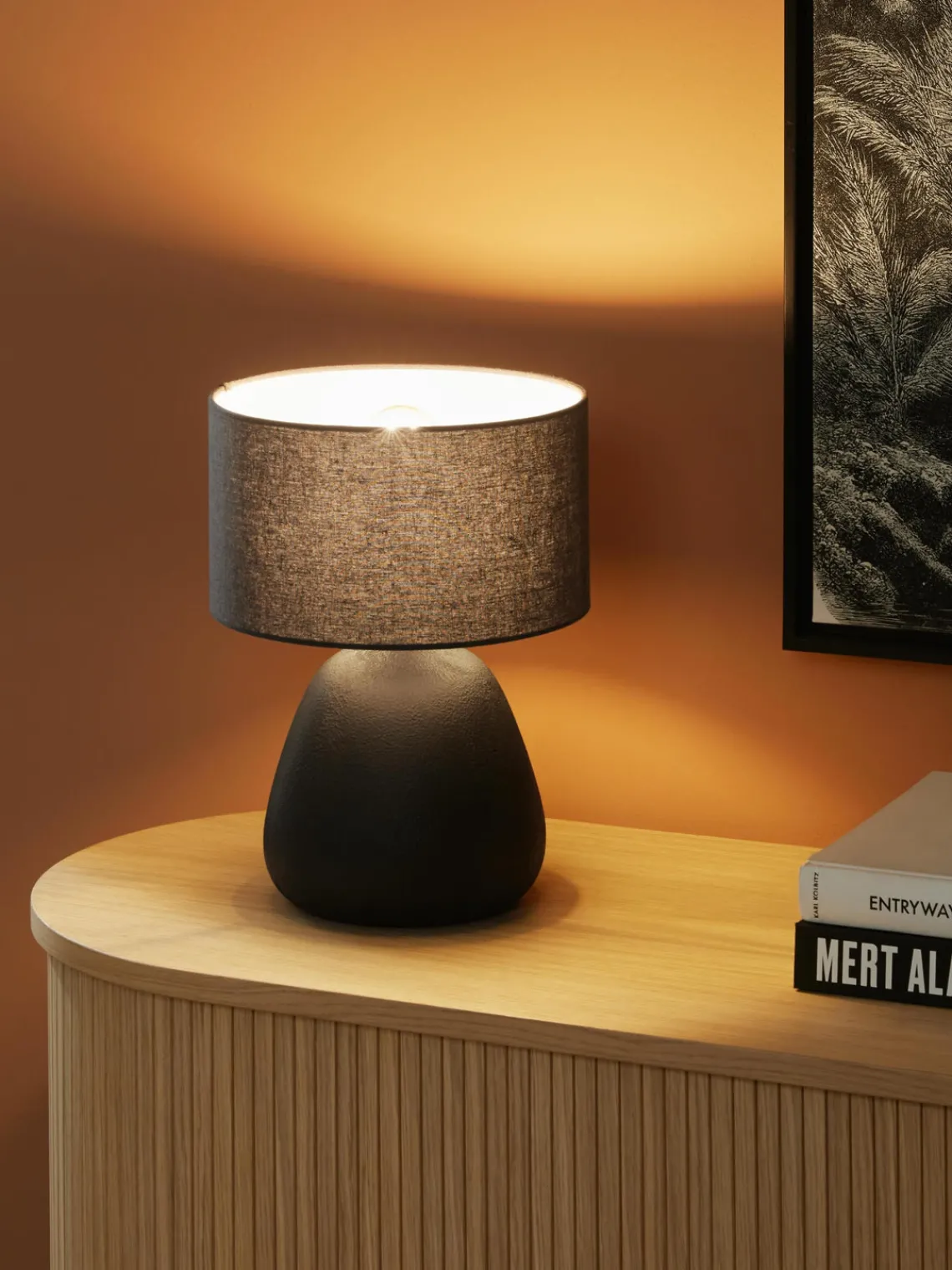 Lámparas De Mesa|Lámparas De Techo>Westwing Collection Lámpara de mesa de cerámica Eileen