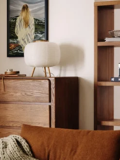 Best Lámpara de mesa de diseño de papel de arroz Misaki Lámparas De Mesa|Lámparas De Techo