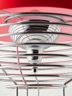 Lámparas De Mesa|Lámparas De Techo></noscript>Verpan Lámpara de mesa de diseño Verner Panton Wire Plateado, rojo