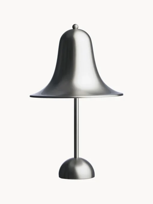 Lámparas De Mesa|Lámparas De Techo>Verpan Lámpara de mesa de diseño Verner Panton Pantop Plateado brillante