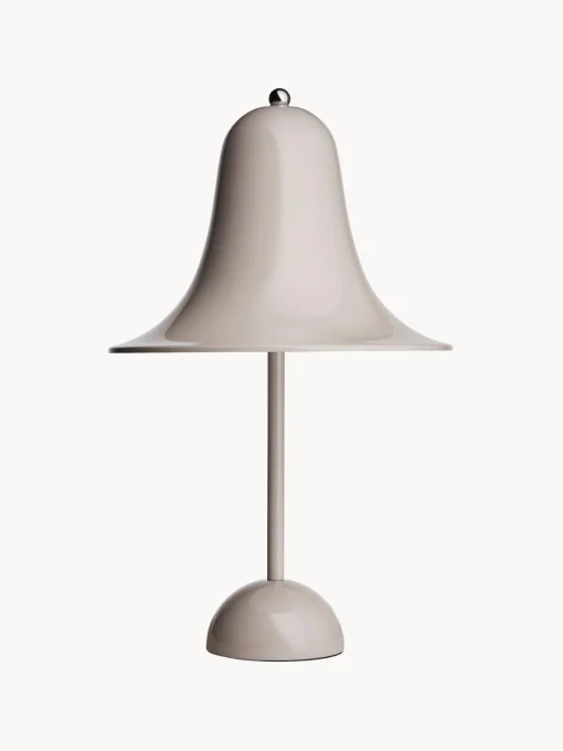 Lámparas De Mesa|Lámparas De Techo>Verpan Lámpara de mesa de diseño Verner Panton Pantop Greige brillante
