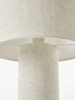 New Lámpara de mesa de lino Ron Lámparas De Mesa|Lámparas De Techo
