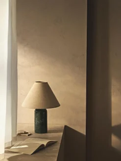Lámparas De Mesa|Lámparas De Techo></noscript>Westwing Collection Lámpara de mesa de mármol Gia Beige, mármol verde oscuro