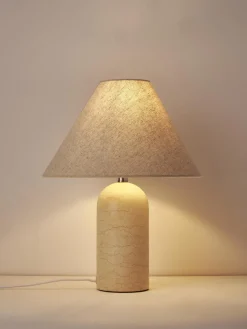 Lámparas De Mesa|Lámparas De Techo></noscript>Westwing Collection Lámpara de mesa de mármol Gia Mármol beige