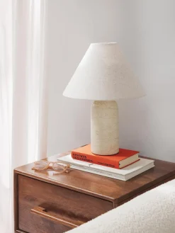 Lámparas De Mesa|Lámparas De Techo></noscript>Westwing Collection Lámpara de mesa de mármol Gia Mármol beige