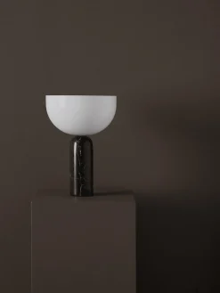 Lámparas De Mesa|Lámparas De Techo>New Works Lámpara de mesa de mármol Kizu, tamaños diferentes Blanco, mármol negro