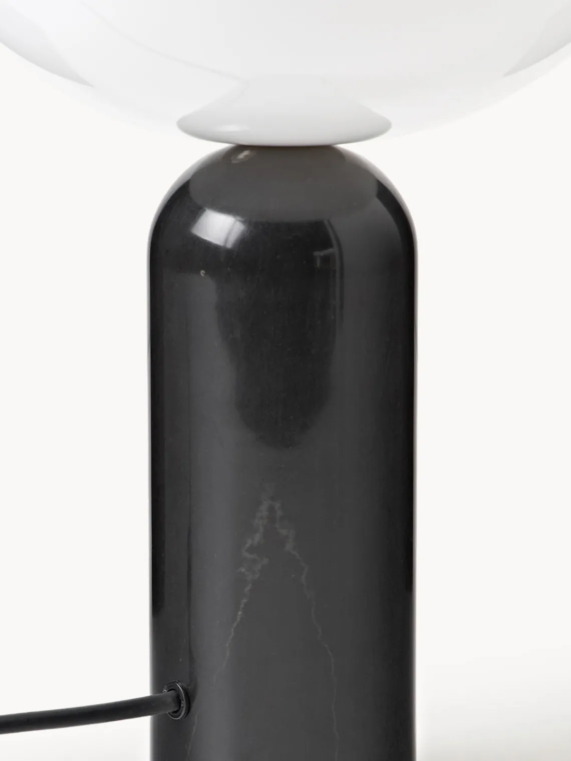Lámparas De Mesa|Lámparas De Techo>New Works Lámpara de mesa de mármol Kizu, tamaños diferentes Blanco, mármol negro