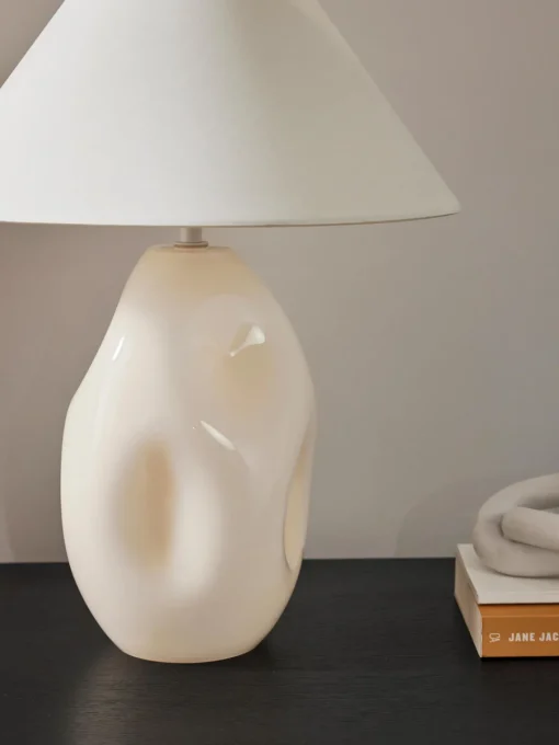 Online Lámpara de mesa de vidrio opalino Xilia Lámparas De Mesa|Lámparas De Techo