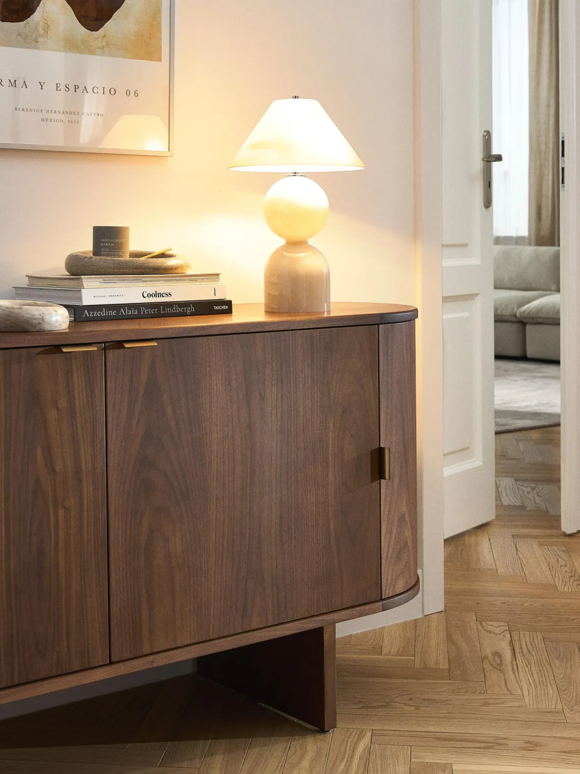 Sale Lámpara de mesa de vidrio Danielle Lámparas De Mesa|Lámparas De Techo