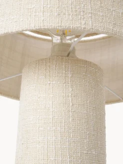 Discount Lámpara de mesa en tejido bouclé Ron Lámparas De Mesa|Lámparas De Techo